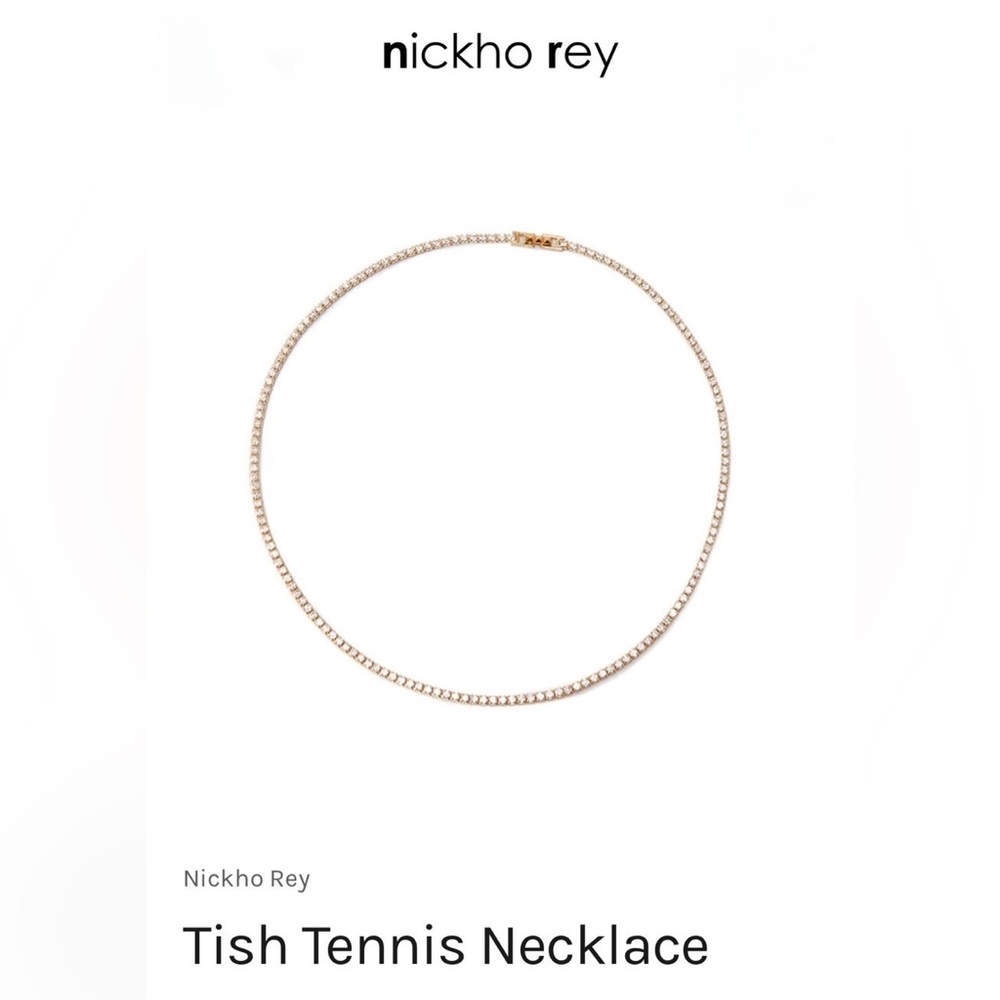 Tish tennis necklace 14”